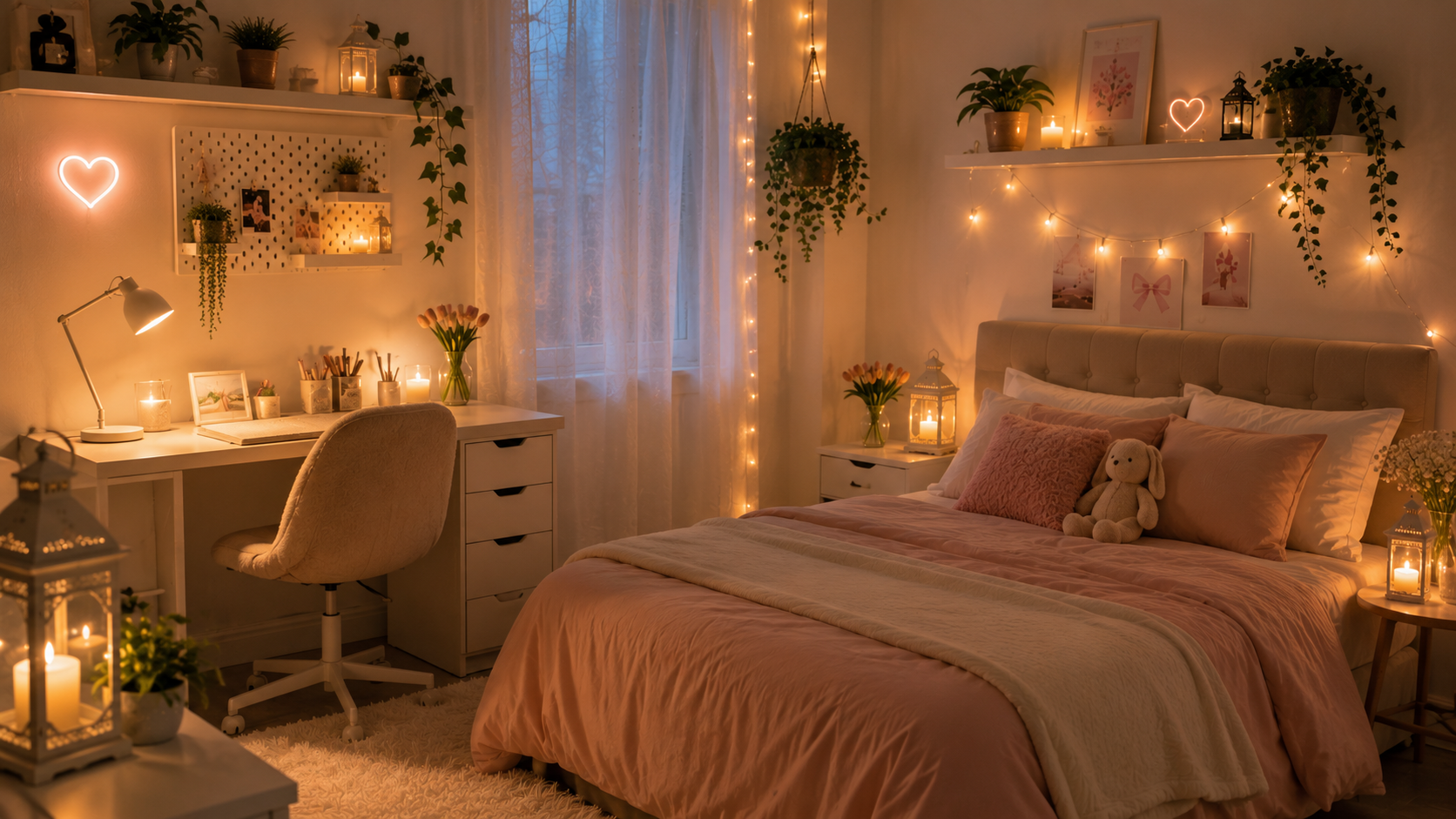 Cozy Aesthetic Girls Room Decor: Minimal Yet Dreamy Amazon Finds